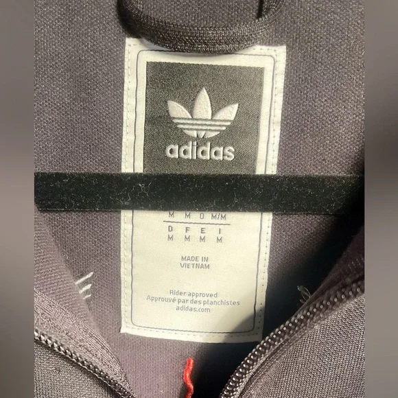 Vintage Adidas x Bonethrower skateboarding long sleeve full zip Track Jacket M - Picture 4 of 4